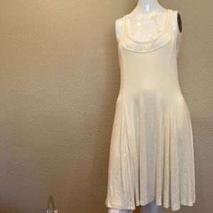 Silence & Noise Creme Tank Dress Sz.L